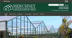 Desktop Screenshot of merchneygreenhouses.com